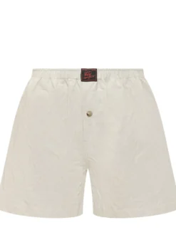 Shorts with Elastic Waist and Button