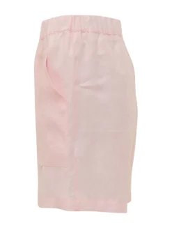 Shorts with Elastic Waist and Patch Pockets