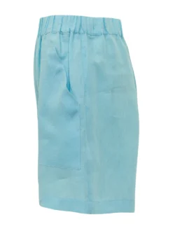 Shorts with Elastic Waist and Patch Pockets