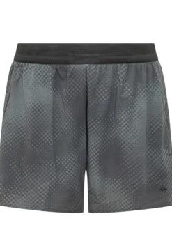 Shorts with Elastic Waistband and Graphic Pattern