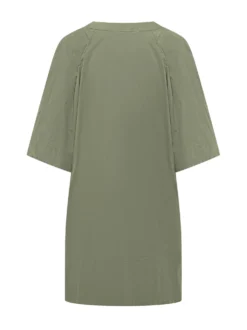 Short V Neck Dress with Tassel