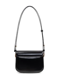 Shoulder Bag with Flap and Heart Logo Paris Paris