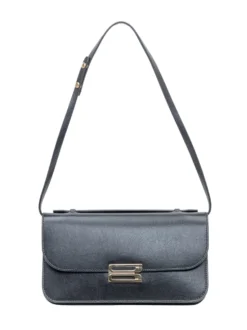 Shoulder Bag With Flap Closure