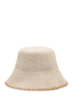 Sierra Woven Straw Bucket Hat