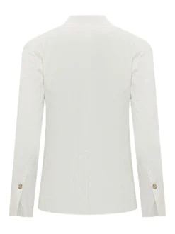 Single-Breasted Linen Blazer