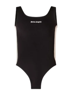 Sleeveless Bodysuit with Logo