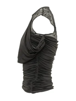 Sleeveless Draped Top