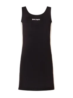 Sleeveless Dress with Logo