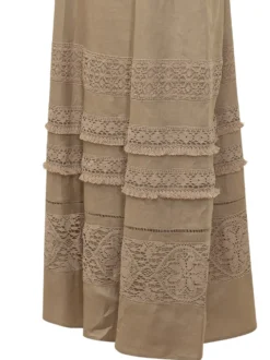 Sleeveless Dress with Ruffles