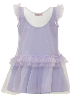 Sleeveless Dress with Ruffles