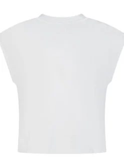 Sleeveless Embroidered T-shirt