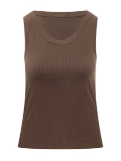 Sleeveless Jacquard Knit Top