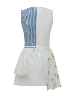 Sleeveless Patchwork Dress