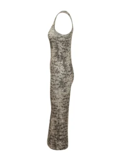 Sleeveless Ribbed Dress