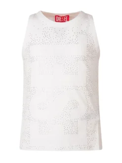 Sleeveless Top with Embellishments