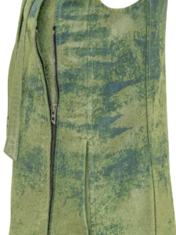Sleeveless Top with High Neck and Ties