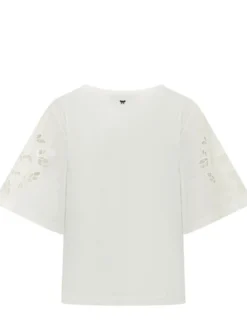 Sleeveless Top with Round Neck