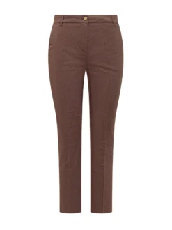 Slim-Fit Linen Trousers