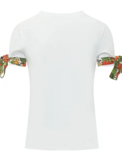 Slim Fit T-Shirt with Chicken Embroidery
