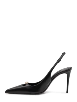 Slingback Nappa Seta with High Heel and Pointed Toe
