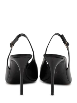 Slingback Nappa Seta with High Heel and Pointed Toe