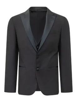 Smoking con Gilet e Rever a Scialle