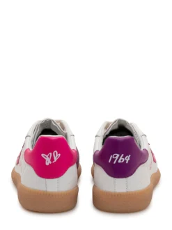 Sneakers with Laces and Contrast Inserts