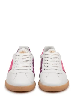Sneakers with Laces and Contrast Inserts