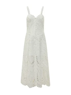Solace Long Dress with Embroidery