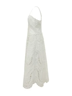 Solace Long Dress with Embroidery