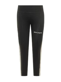 Sport Leggings with Side Band and Logo