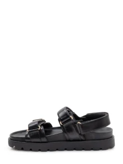 Sport Sandals with Metal Logo