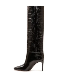 Stiletto 85 Croc Effect Boots