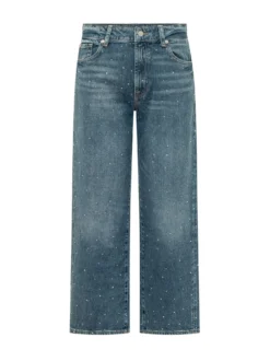 Stovepipe Straight Jeans with Applications