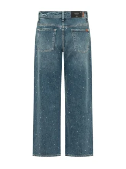 Stovepipe Straight Jeans with Applications