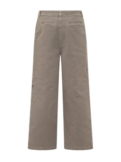 Straight Leg Cargo Pants with Patch Pockets
