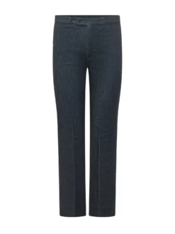 Straight Leg Denim Trousers
