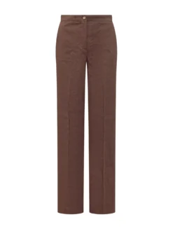 Straight-Leg Linen Trousers