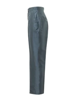 Straight Leg Long Trousers with Front Crease