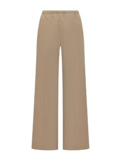 Straight Leg Pants with Elastic Waist