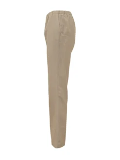 Straight Leg Pants with Elastic Waistband