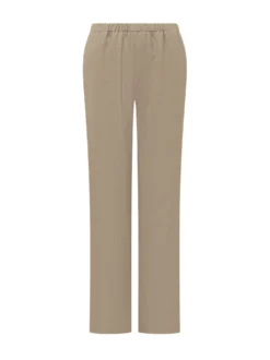 Straight Leg Pants with Elastic Waistband