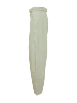 Straight Leg Trousers with Belt