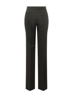 Straight Leg Trousers with Crease