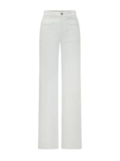 Straight Leg Trousers with Pockets