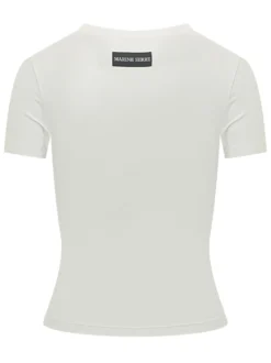Striped Baby Fit T-shirt with Logo