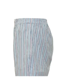 Striped Boxer Shorts with Elastic Waist