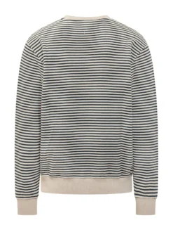Striped Crewneck Sweatshirt