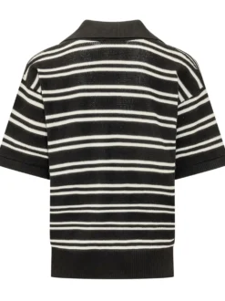 Striped Knit Polo