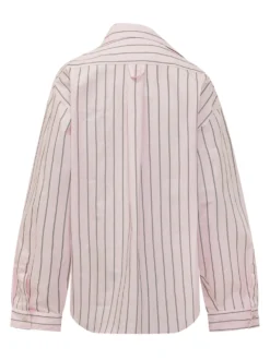 Striped Over Shirt with Pockets and Buttons
